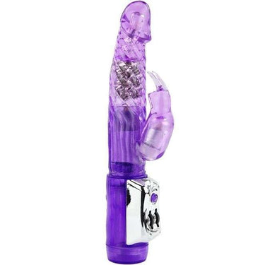 Vibratore Rabbit Viola con Vibrazione e Rotazione a Velocità Variabile